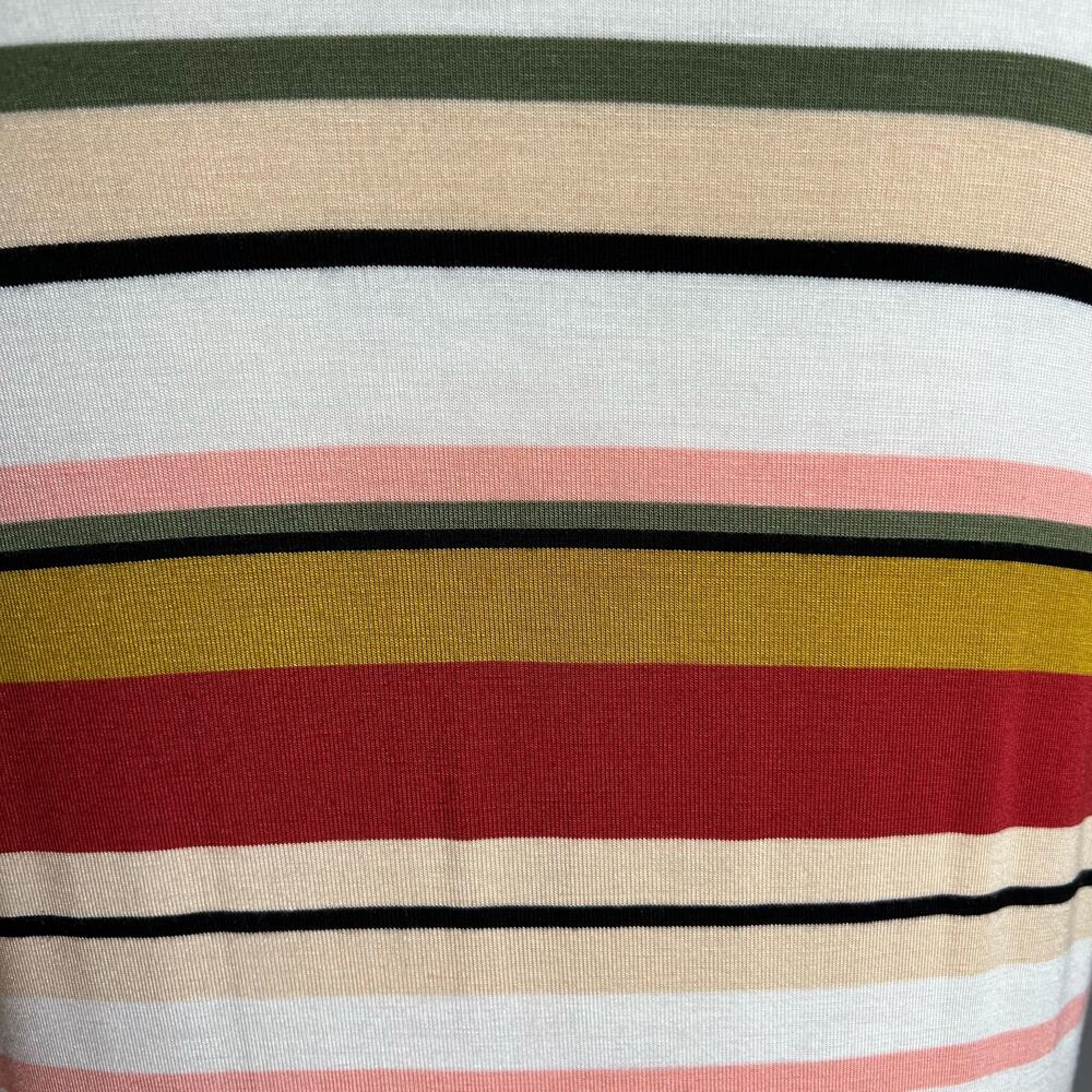 Striped Multicolor Button-Up Dress - Picture 10 of 12